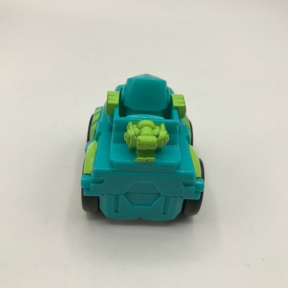 Transformers Rescue Bots Academy Mini Bot Racers Hoist Blue Green Robot Car Only - Picture 5 of 7